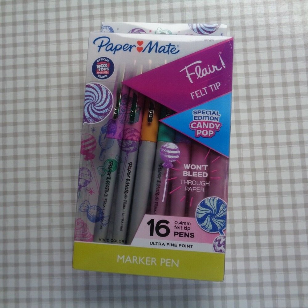 Paper Mate Flair Felt Tip Pens Candy Pop Ultra Fine 13 Pens ONLY 3 Missing